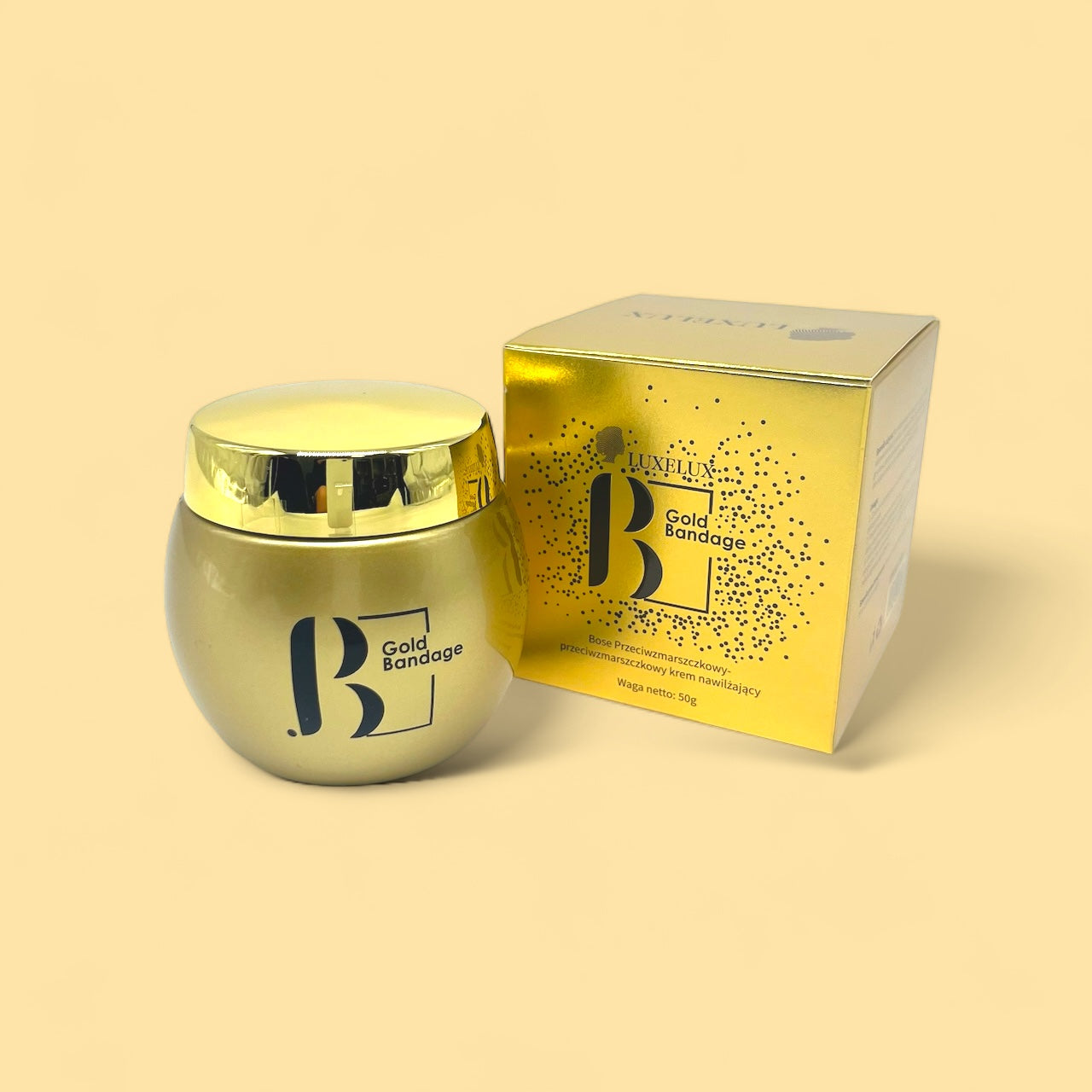 Luxelux Gold Bandage Bose Moisturizing Cream for Anti Wrinkle and Nourishing Skin