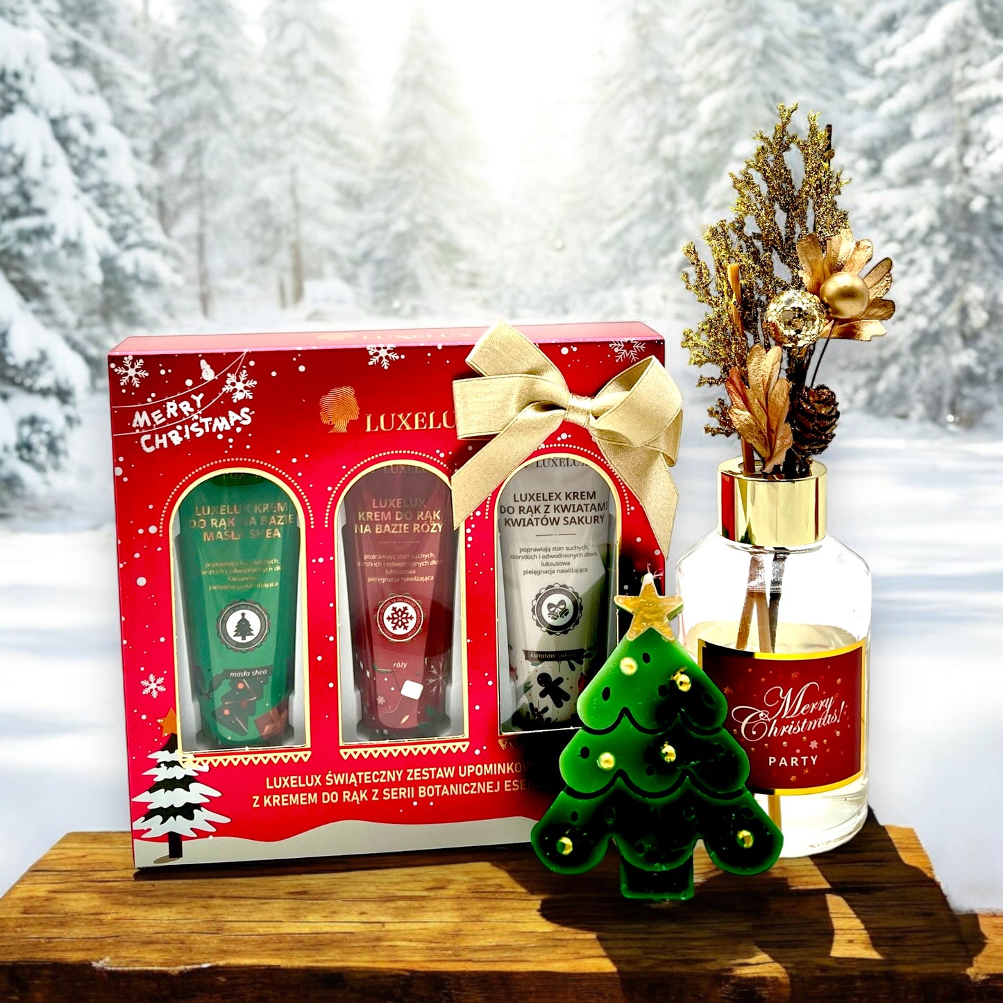 Luxelux Botanical Essence Hand Cream Christmas Gift Set - A