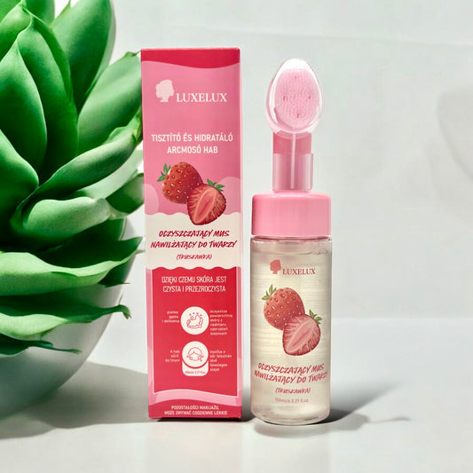 Luxelux Purifying Moisturizing Cleansing Mousse Strawberry